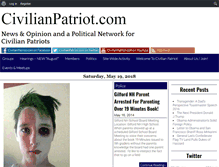Tablet Screenshot of civilianpatriot.com